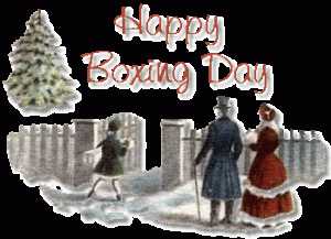 Happy Boxing Day! :)